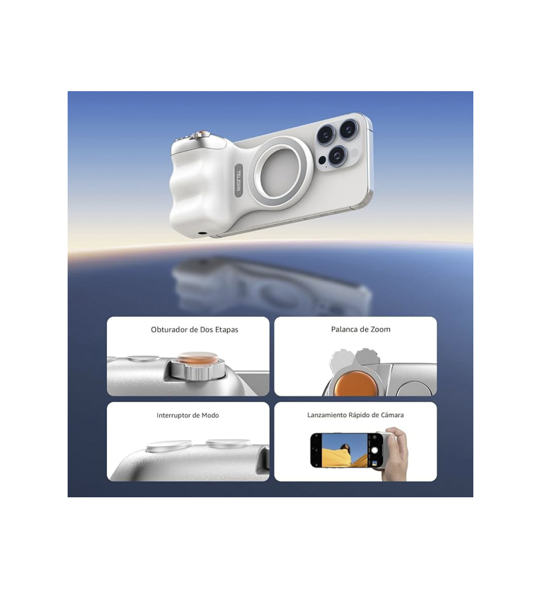 Telesin fun shot magnetic grip - Imagen 3